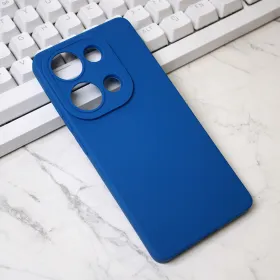 Futrola - maska Silikon Pro Camera za Xiaomi Redmi Note 13 Pro 4G (EU) tamno plava.