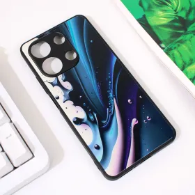 Futrola - maska Abstract za Xiaomi Redmi Note 13 4G tamno plava.
