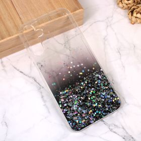 Silikonska futrola - maska Glitter za Samsung A156 Galaxy A15 5G crna.