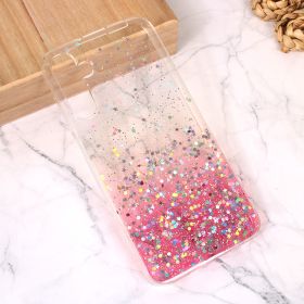 Silikonska futrola - maska Glitter za Samsung A156 Galaxy A15 5G roze.