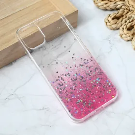 Silikonska futrola - maska Glitter za iPhone 11 6.1 roze.