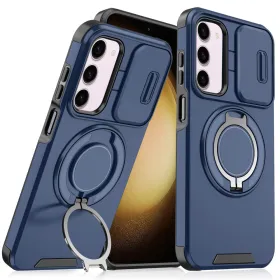 Futrola - maska CamShield Ring stand za Samsung S911B Galaxy S23 plava.