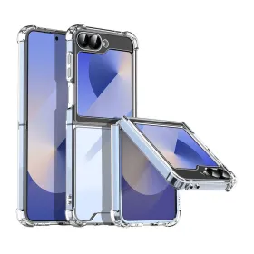 Futrola - maska Transparent Ice Cube za Samsung F741B Galaxy Z Flip 6.