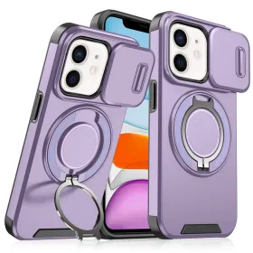 Futrola - maska CamShield Ring stand za iPhone 11 6.1 ljubicasta.