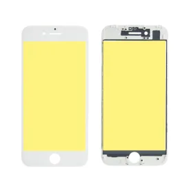 Staklo touchscreen-a + frame za iPhone 7 Belo (Crown Quality).