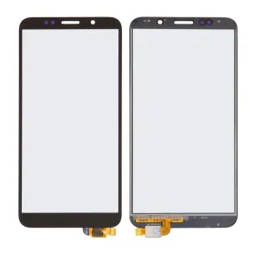 Staklo touchscreen-a + OCA za Huawei Y5P 2020 Crno.