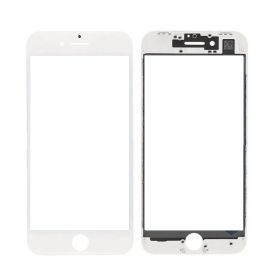 Staklo touchscreen-a + frame + OCA za iPhone 8/Iphone SE 2020 Belo (Crown Quality).