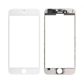Staklo touchscreen-a + frame + OCA za iPhone 6G Belo (Crown Quality).