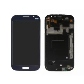 LCD ekran / displej za Samsung i9080/Galaxy Grand+touch screen+frame tamno plavi.