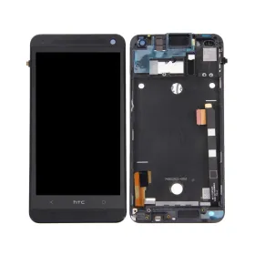 LCD ekran / displej za HTC ONE/M7+touch screen+frame crni.