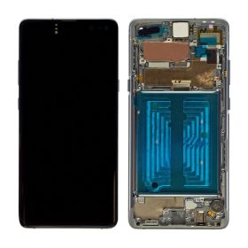 LCD ekran / displej za Samsung G977/Galaxy S10 5G+touch screen Silver Service Pack Original.