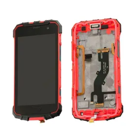 LCD ekran / displej za Ulefone ARMOR 2S+touch screen+frame crno-crveni.