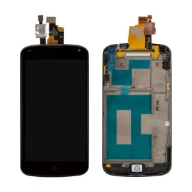 LCD ekran / displej za LG E960 Nexus 4+touch screen crni rev 1.0+frame.