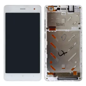 LCD ekran / displej za Wiko JERRY 2+touch screen beli+frame SPO SH.