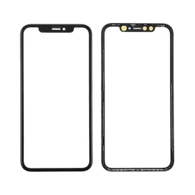 Staklo touchscreen-a+frame za iPhone XR crno AAA.