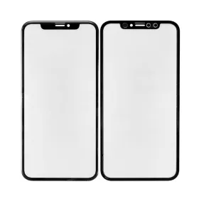 Staklo touchscreen-a+frame+OCA za iPhone XR crno.