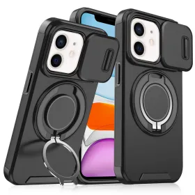 Futrola - maska CamShield Ring stand za iPhone 11 6.1 crna.