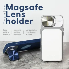 Futrola - maska Magsafe Lens holder za iPhone 14 Pro 6.1 zelena.