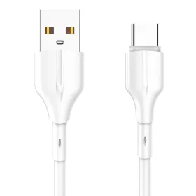 USB Data kabl LDNIO LS841 25W Fast Type C beli 1m.