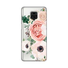 Silikonska futrola - maska print Skin za Xiaomi Redmi Note 9 Pro/Note 9 Pro Max/Note 9S Luxury Pink Flowers.