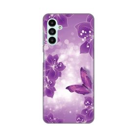 Silikonska futrola - maska print za Samsung A136 Galaxy A13 5G/A047 Galaxy A04s Butterfly And Flowers.