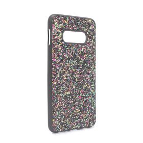 Futrola - maska Glitter za Samsung G970 S10e crna.