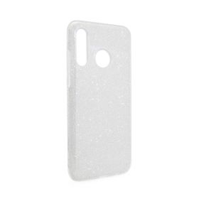 Futrola - maska Crystal Dust za Huawei P30 Lite srebrna.