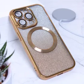 Futrola - maska Shine Magsafe za iPhone 14 Pro 6.1 zlatna.