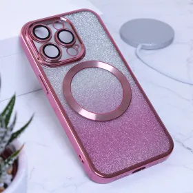 Futrola - maska Shine Magsafe za iPhone 14 Pro 6.1 roza.