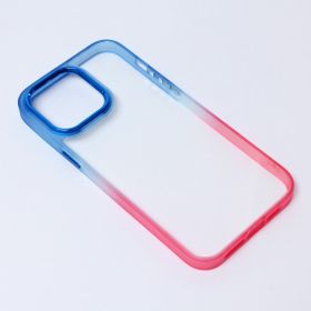 Futrola - maska Colorful Acrylic za iPhone 14 Pro Max 6.7 plava.