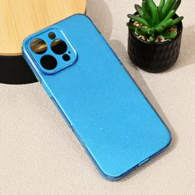 Futrola - maska Sparkle Dust za iPhone 16 Pro Max 6.9 plava.
