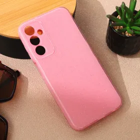 Futrola - maska Sparkle Dust za Samsung A256 Galaxy A25 5G roze.