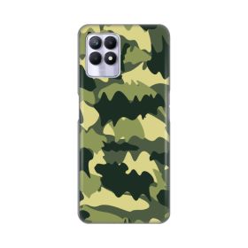 Silikonska futrola - maska print Skin za Realme 8i Army.