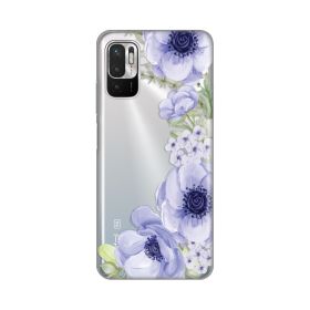 Silikonska futrola - maska print Skin za Xiaomi Redmi Note 10 5G Blue Roses.