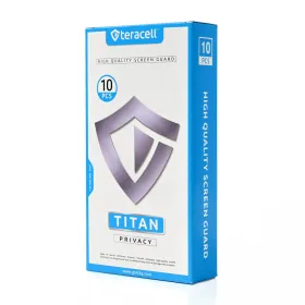 Zastitno staklo Zaštino staklo (glass) Privacy Teracell Titan 2.5D iPhone 14 Pro Max 6.7 crni.