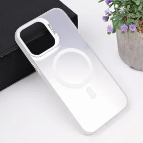 Futrola - maska Magsafe providna za iPhone 16 Pro Max 6.9 srebrna.