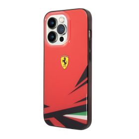 Futrola - maska FERRARI print za iPhone 14 Pro crvena Full Original (FEHCP14LYITR) (MS).