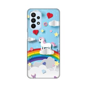 Silikonska futrola - maska print za Samsung A235 Galaxy A23 Unicorn.