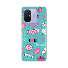 Silikonska futrola - maska print za Xiaomi Redmi 12C Love.