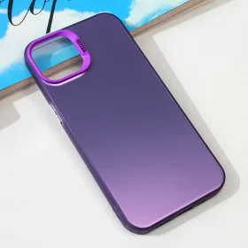 Futrola - maska providna za iPhone 14 6.1/13 6.1 ljubicasta.