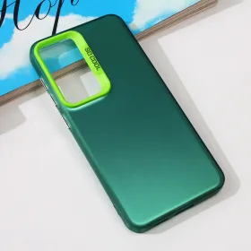 Futrola - maska providna za Samsung S921B Galaxy S24 zelena.