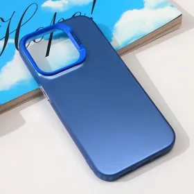 Futrola - maska providna za iPhone 15 Pro 6.1 plava.
