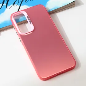 Futrola - maska providna za Samsung A556 Galaxy A55 5G roza.