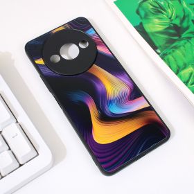 Futrola - maska Abstract za Xiaomi Redmi A3 tamno ljubicasta.