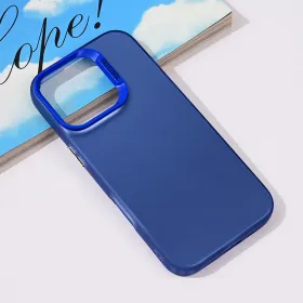 Futrola - maska providna za iPhone 16 Pro 6.3 plava.