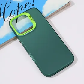 Futrola - maska providna za iPhone 16 Pro 6.3 zelena.