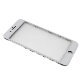 Staklo touchscreen-a za iPhone 7 Plus + frame + OCA stiker (Crown Quality) white (MS).