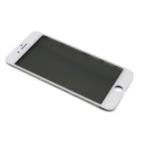 Staklo touchscreen-a za iPhone 8 Plus + frame + OCA stiker + polaroid Original (Crown Quality) white (MS).