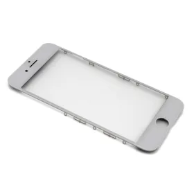 Staklo touchscreen-a za iPhone 7 + frame + OCA stiker (Crown Quality) white (MS).
