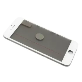 Staklo touchscreen-a za iPhone 8/Iphone SE 2020 sa frejmom + oca i polaroid white Original (MS).